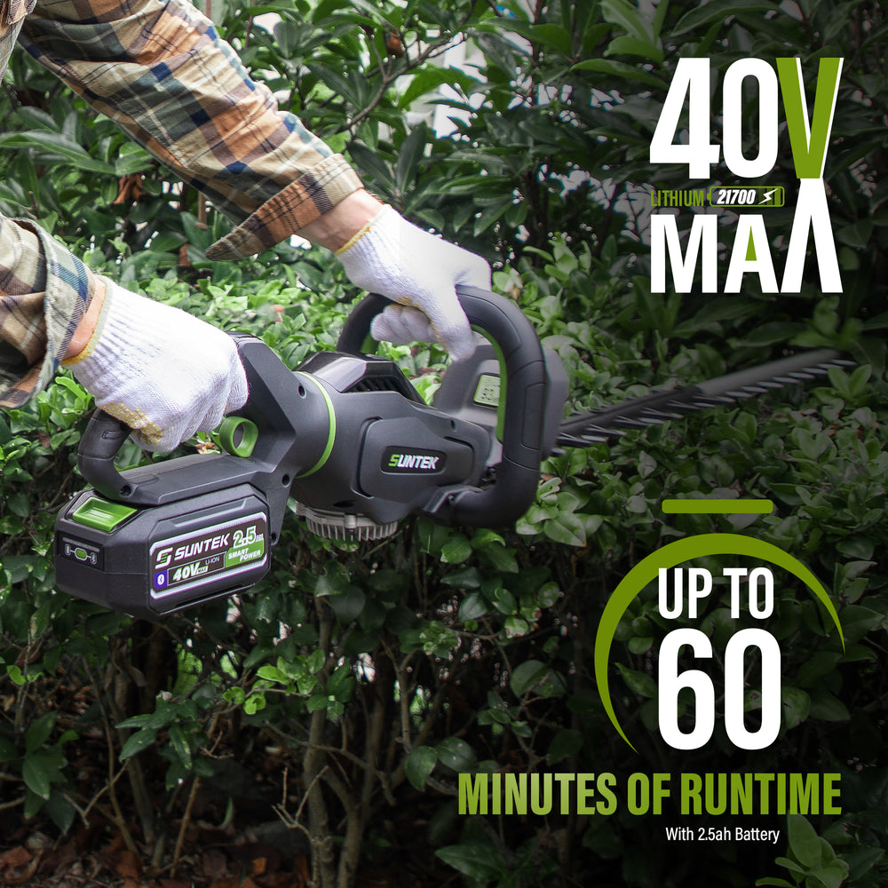 Suntek 40V 61cm Hedge Trimmer