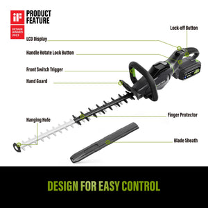 Suntek 40V 24-inch Hedge Trimmer - SUNTEK