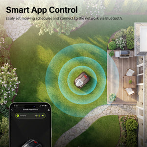 SUNTEK SRM2060 AI Pure Vision Wireless Robotic Mower, AI Vision, Max 600 m² - SUNTEK