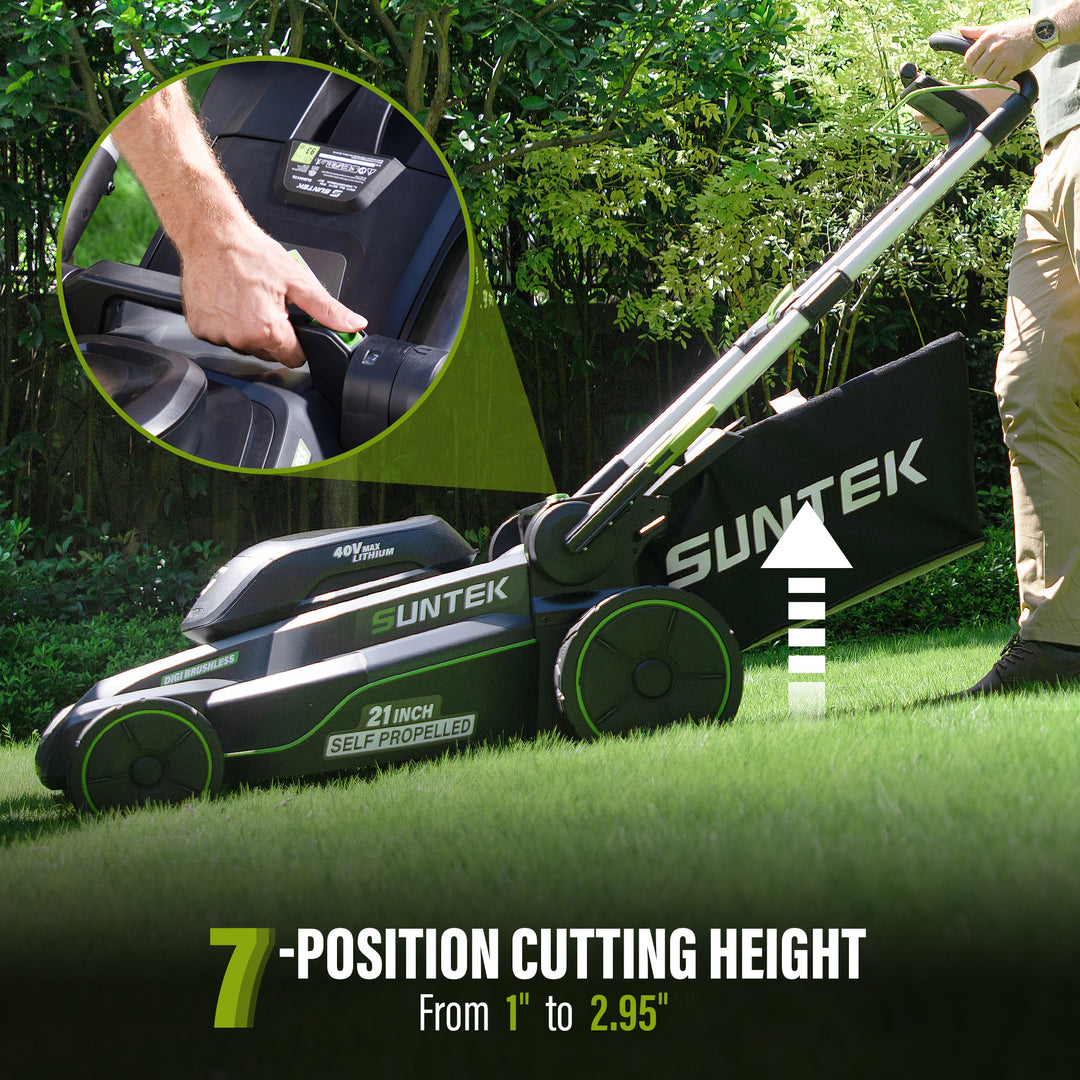 Suntek 40V 18-inch Lawnmower-US