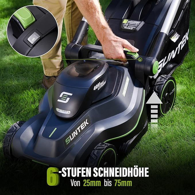 SUNTEK 40V 43 cm Cordless Lawnmower