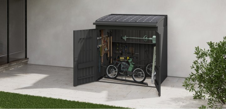 Solar Powered Tool Shed
