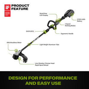 Suntek 40V 15-inch Electric String Trimmer - SUNTEK