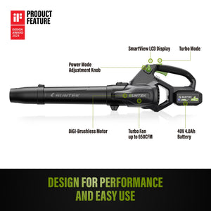 Suntek 40V Cordless Leaf Blower - SUNTEK