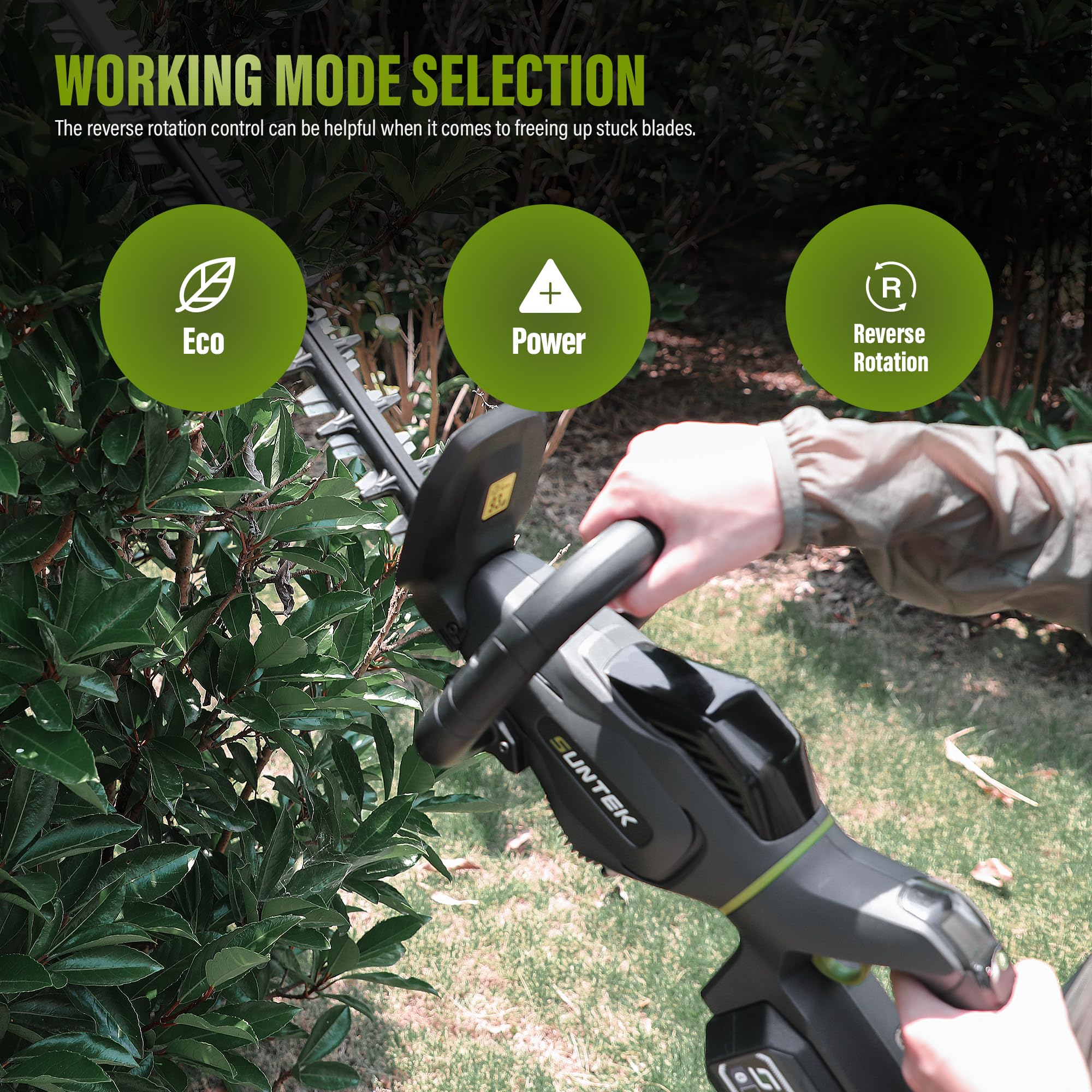 Suntek 40V 24-inch Hedge Trimmer - SUNTEK